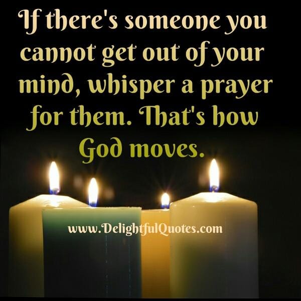 If there's someone you can't get out of your mind