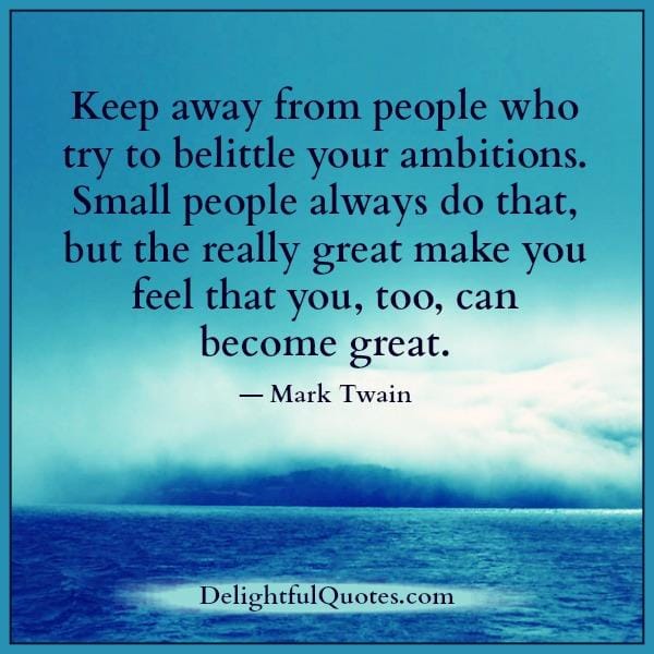 People can let you down