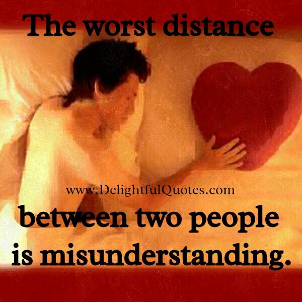 The worst distance between two people
