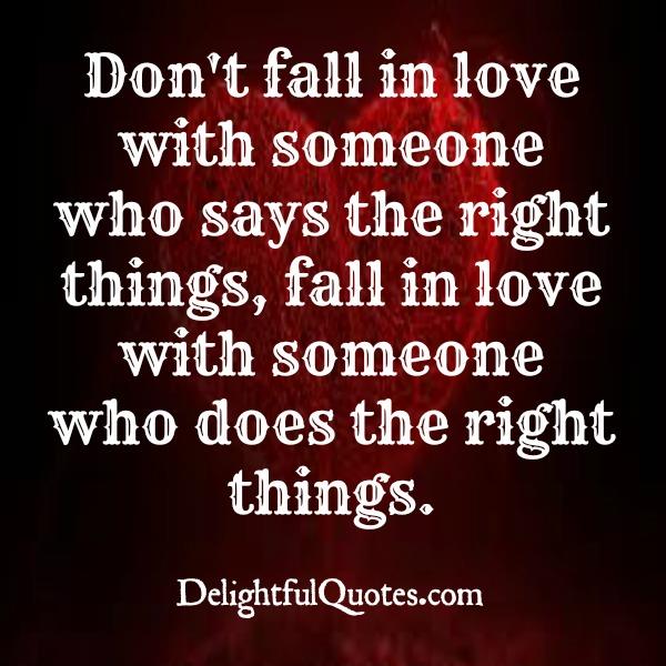 What kind of person to fall in love with? - Delightful Quotes