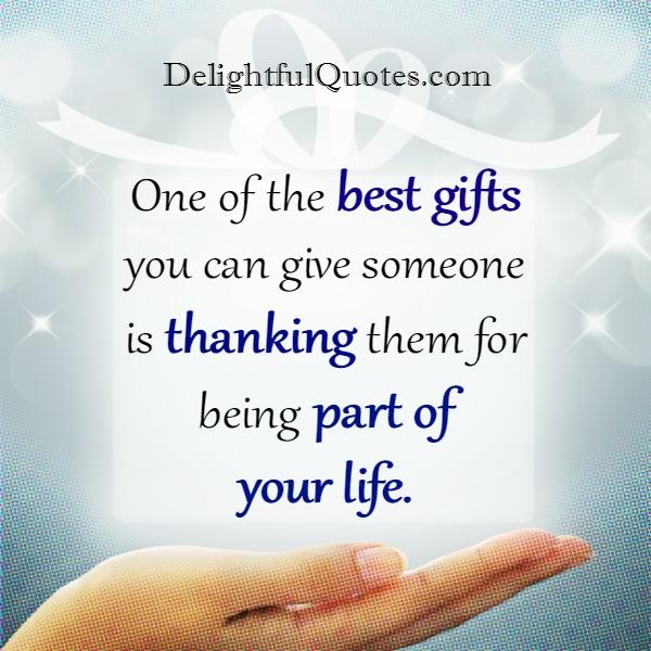 One of the best gifts you can give someone