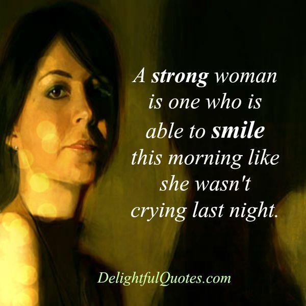 How strong woman really really is?